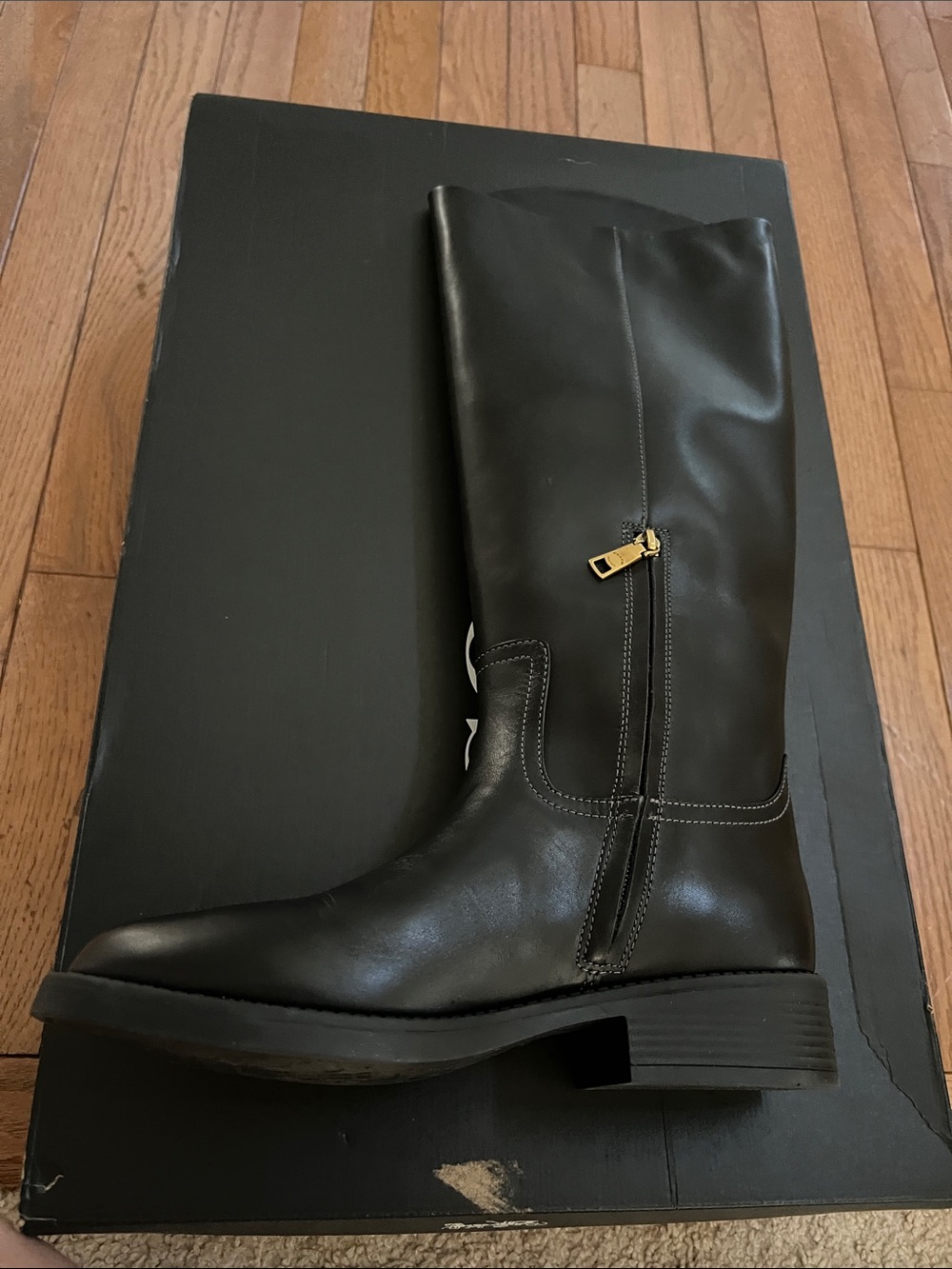 COACH Women's Park Tall Round Toe Boots - Picture 3 of 16
